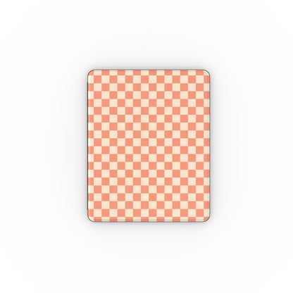 Sunset Vibes Checkered iPad Case - Orange Tech Accessories GalactiGuard   