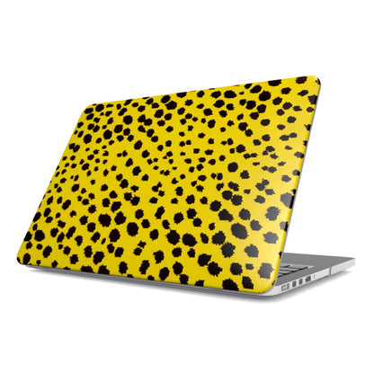 Mellow Meow Leopard Dots MacBook Case Tech Accessories GalactiGuard   