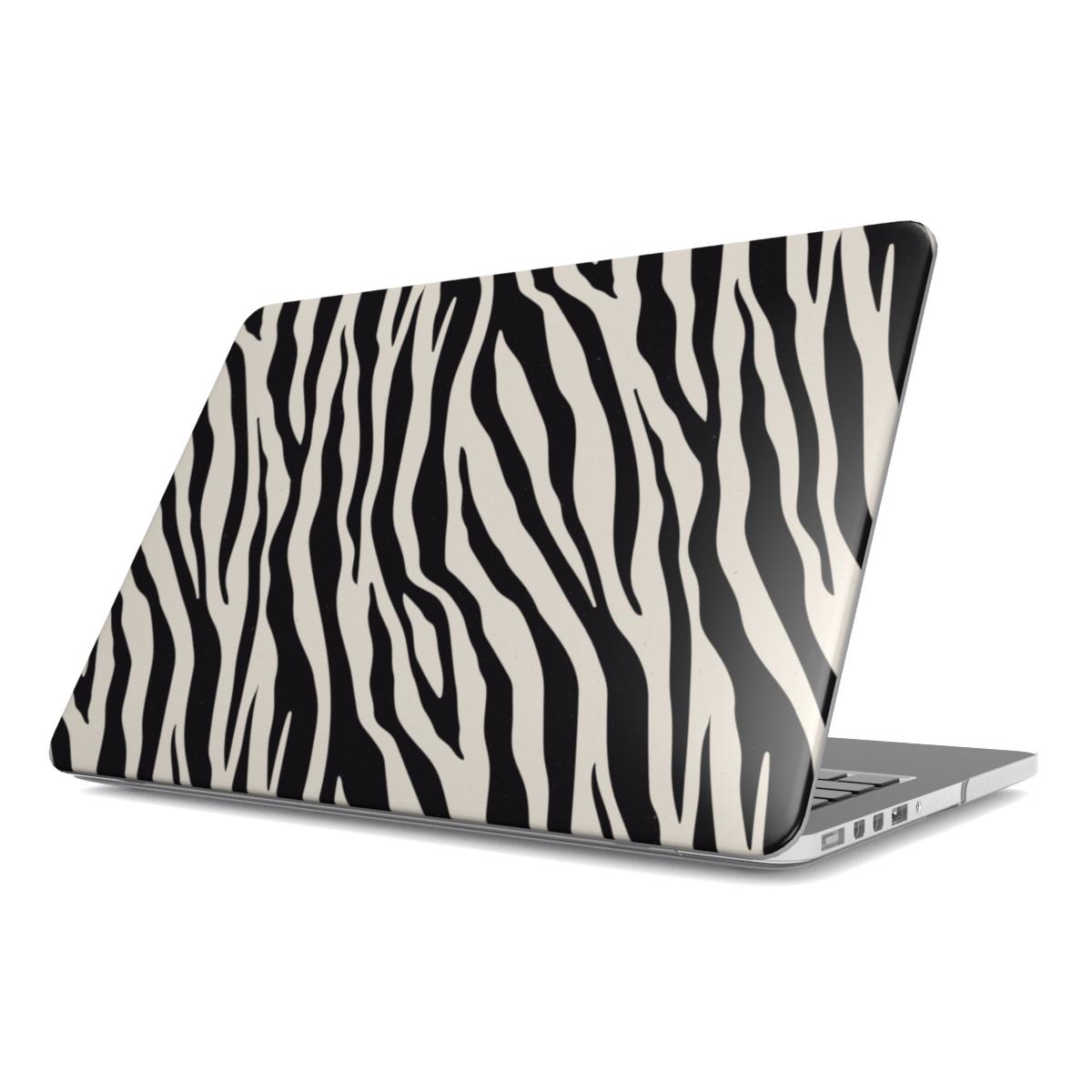 Zebra Zest - Animal Print MacBook Case Tech Accessories GalactiGuard   