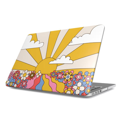 Hello Sunshine Retro MacBook Case Tech Accessories GalactiGuard   