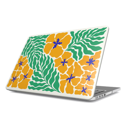 Tropical Pop - Matisse Floral MacBook Case Tech Accessories GalactiGuard   