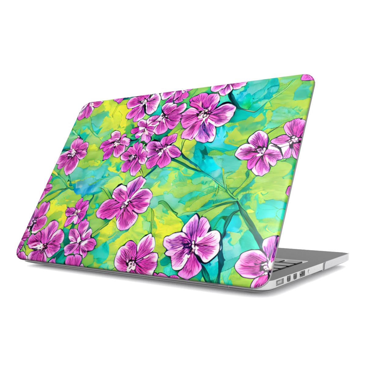 Cherry Blossoms MacBook Case Tech Accessories GalactiGuard   