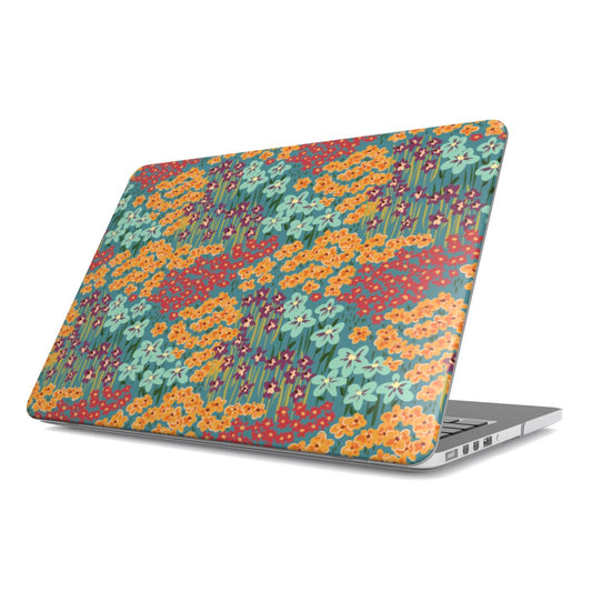 Floral Tapestry MacBook Case Tech Accessories GalactiGuard   