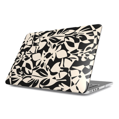 Fractured Petals Abstract Floral MacBook Case Tech Accessories GalactiGuard   