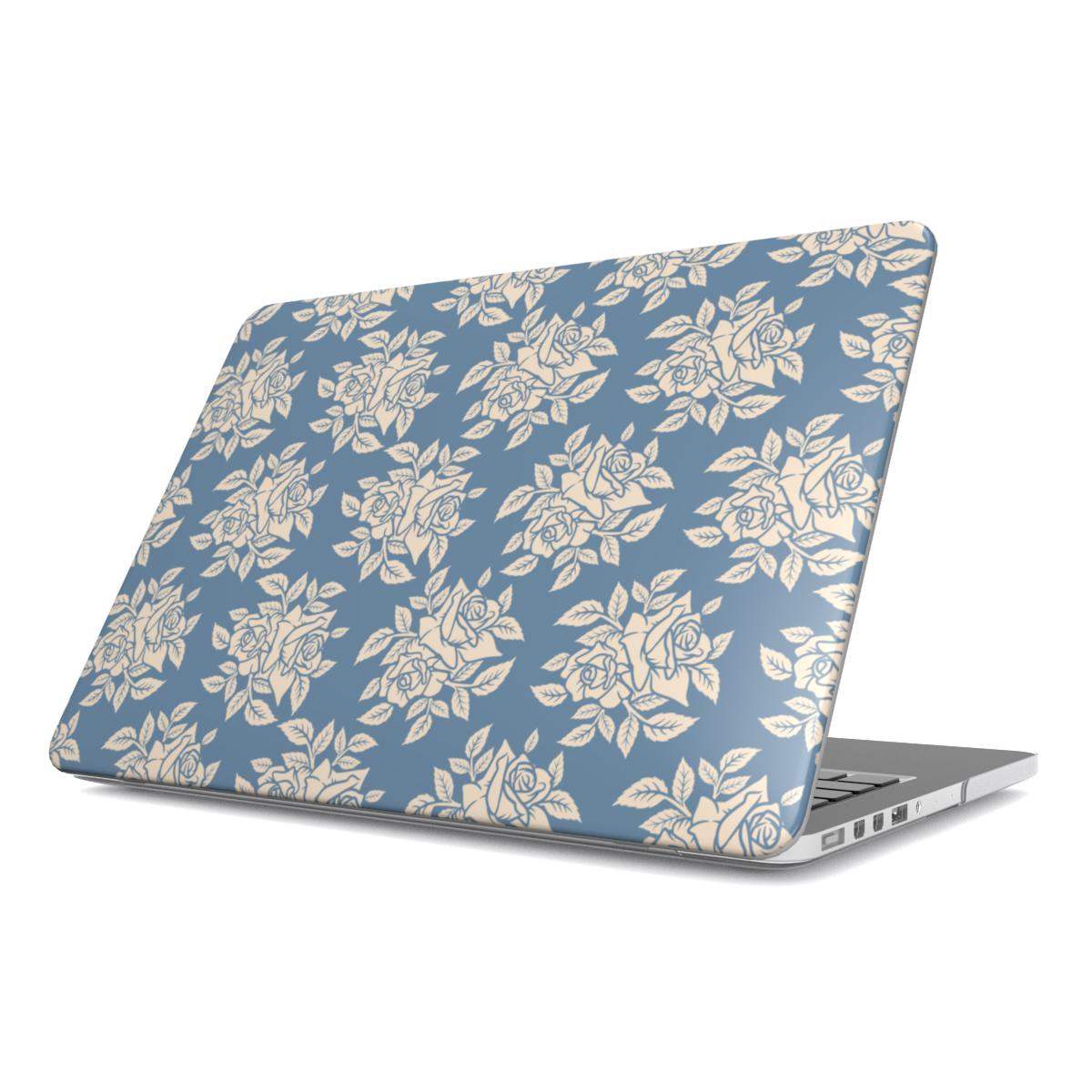 Meadow Muse Floral MacBook Case Tech Accessories GalactiGuard   