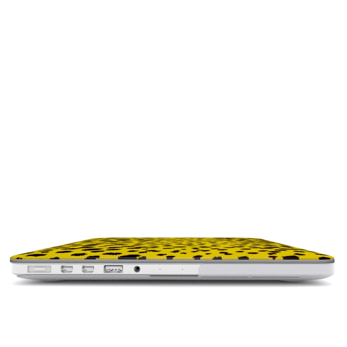 Mellow Meow Leopard Dots MacBook Case Tech Accessories GalactiGuard   