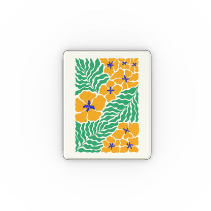 Tropical Pop - Matisse Floral iPad Case Tech Accessories GalactiGuard   