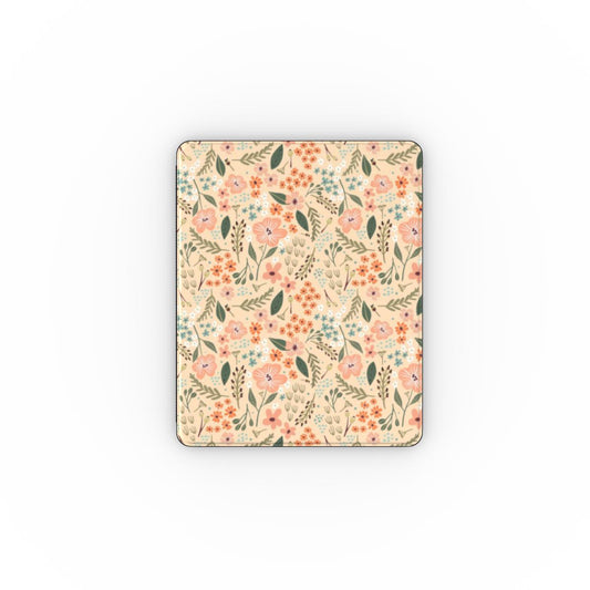 Peachy Petals Cottagecore iPad Case Tech Accessories GalactiGuard   