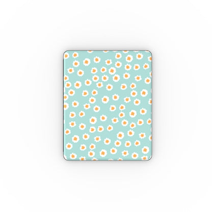 Mini Blooms Floral iPad Case  - Mint Green Tech Accessories GalactiGuard   