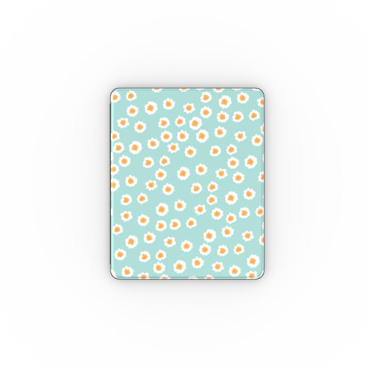 Mini Blooms Floral iPad Case  - Mint Green Tech Accessories GalactiGuard   