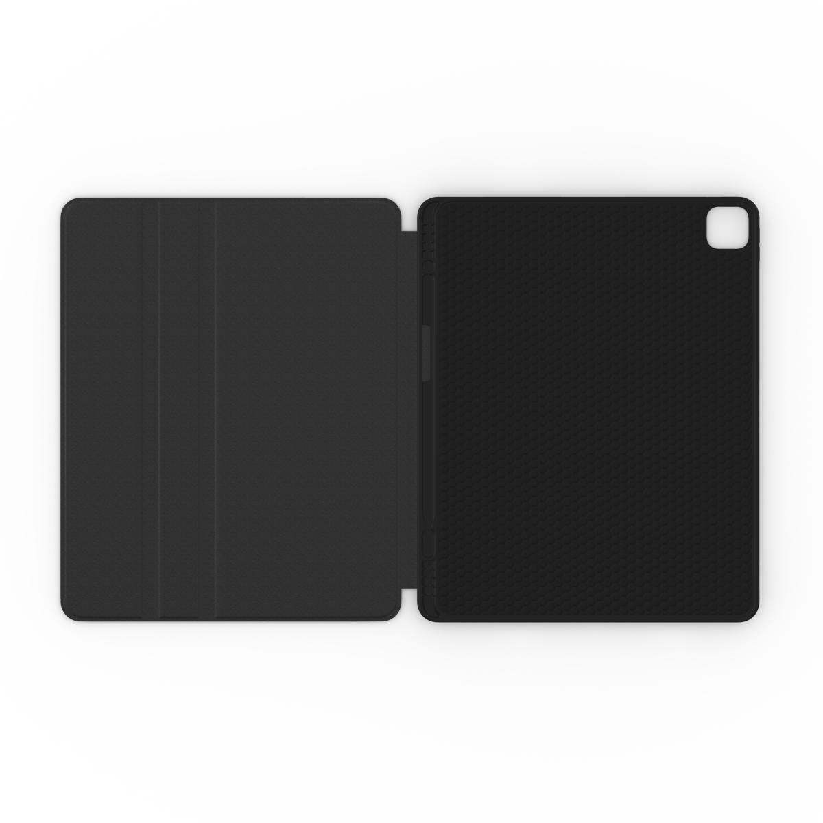 Black Waves Trendy Y2K iPad Case Tech Accessories GalactiGuard   