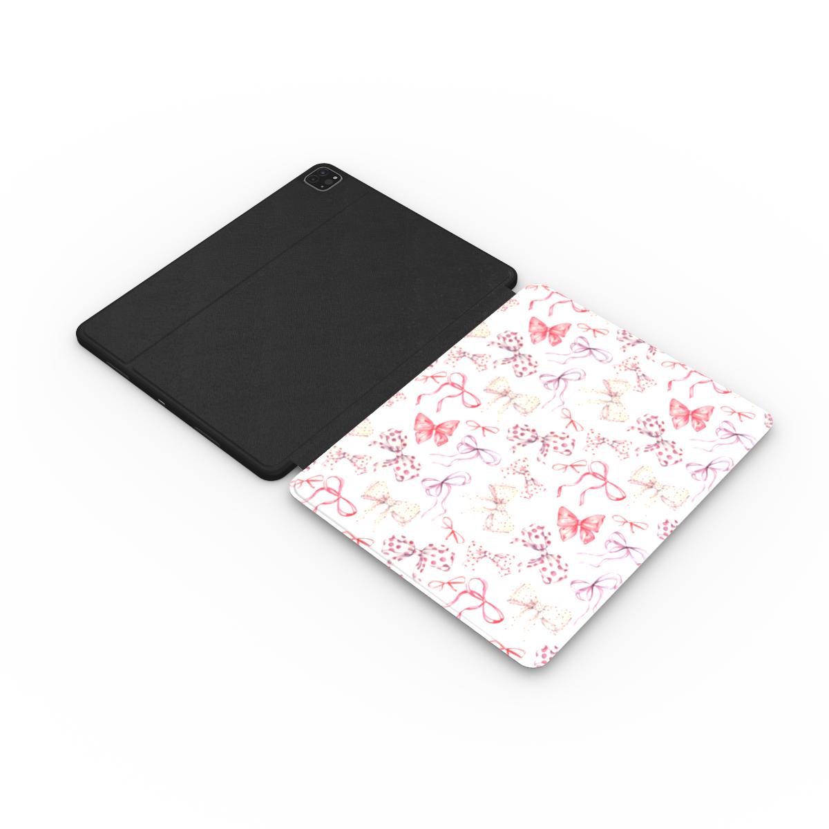 Coquette Bow iPad Case Tech Accessories GalactiGuard   