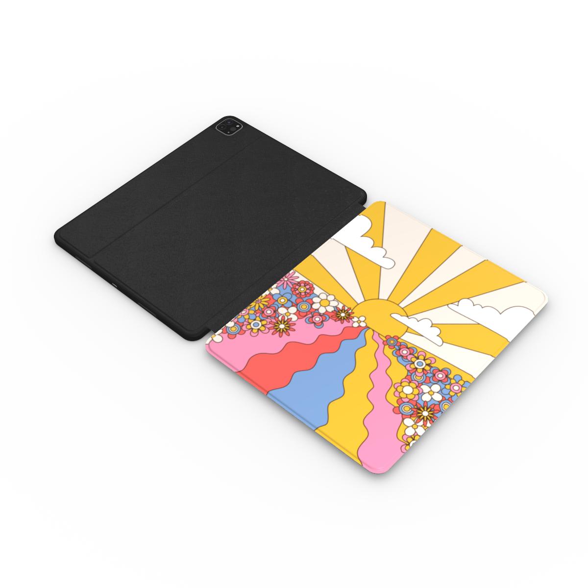 Hello Sunshine Retro iPad Case Tech Accessories GalactiGuard   