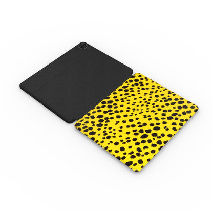 Mellow Meow Leopard Dots iPad Case Tech Accessories GalactiGuard   