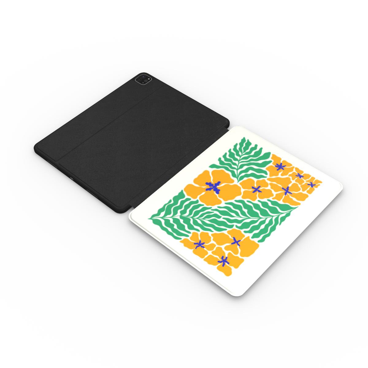 Tropical Pop - Matisse Floral iPad Case Tech Accessories GalactiGuard   