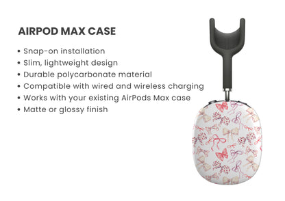 Coquette Bow AirPod Max Cover Tech Accessories GalactiGuard   