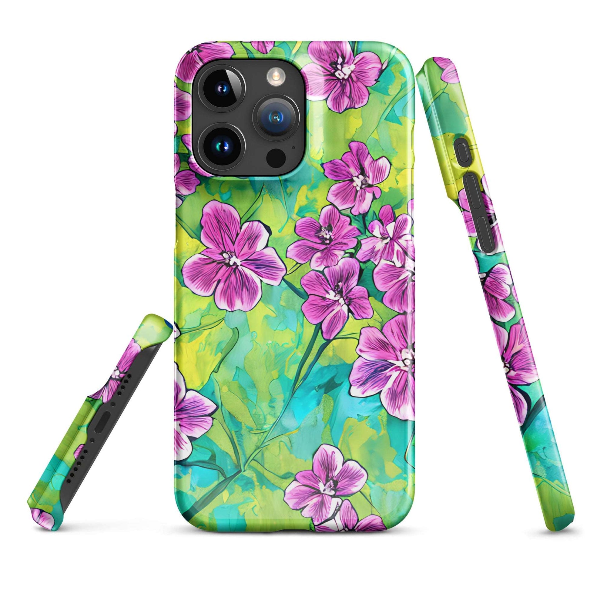 Cherry Blossoms Floral iPhone Case Phone Cases GalactiGuard   