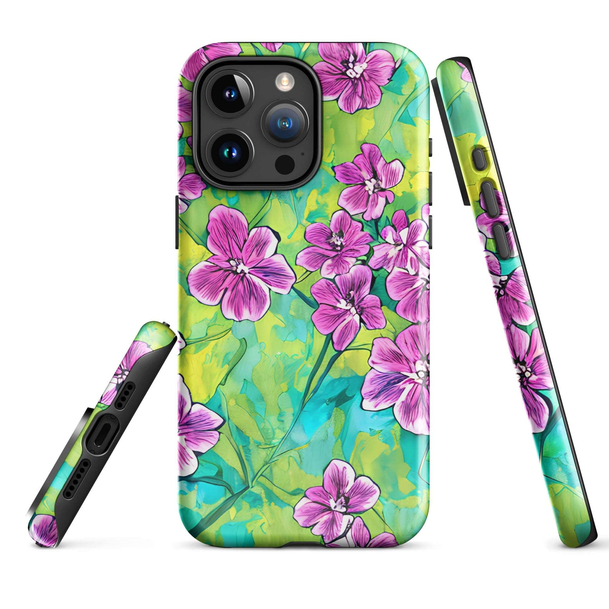 Cherry Blossoms Floral iPhone Case Phone Cases GalactiGuard   