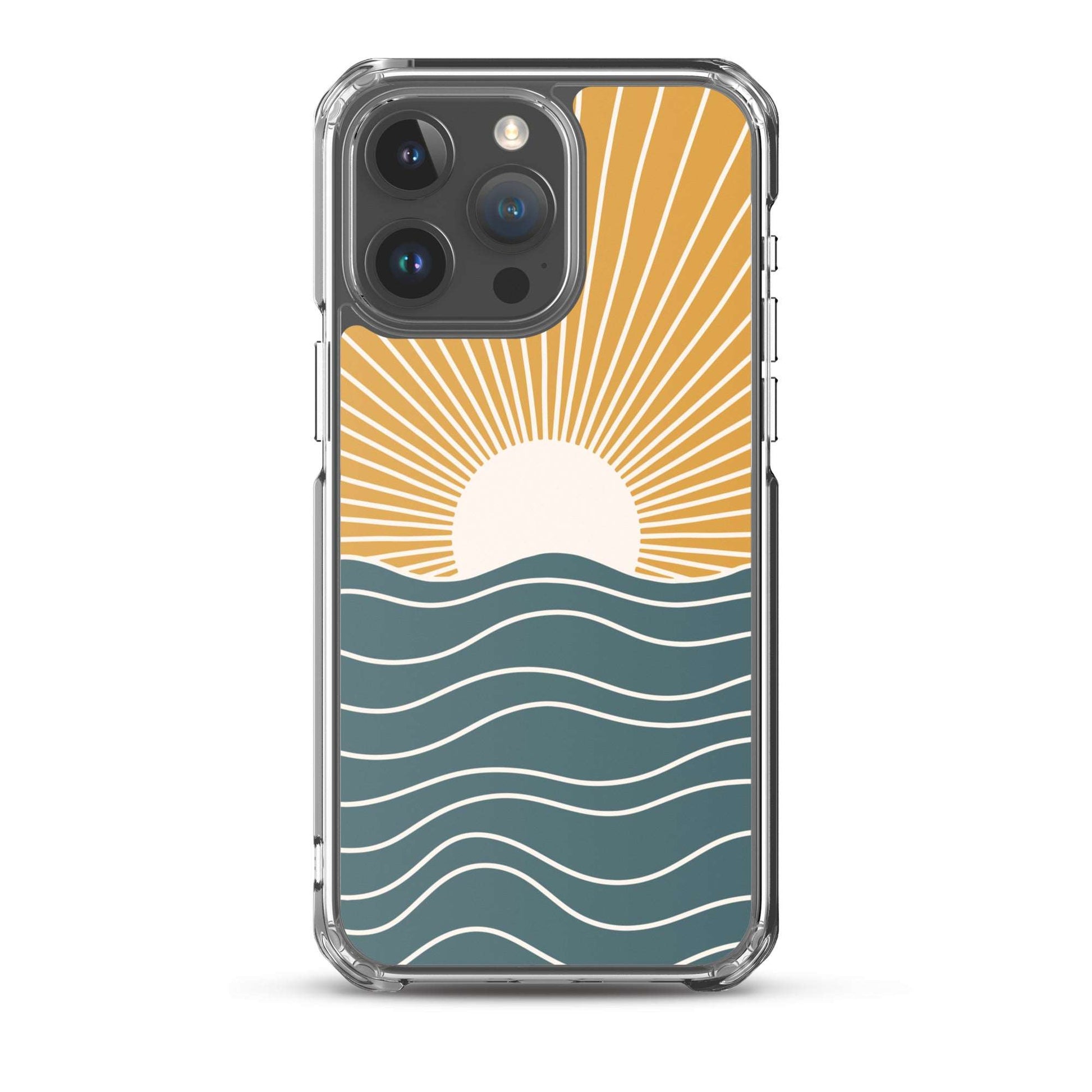 Costal Pop Retro Sun iPhone Case Phone Cases GalactiGuard   