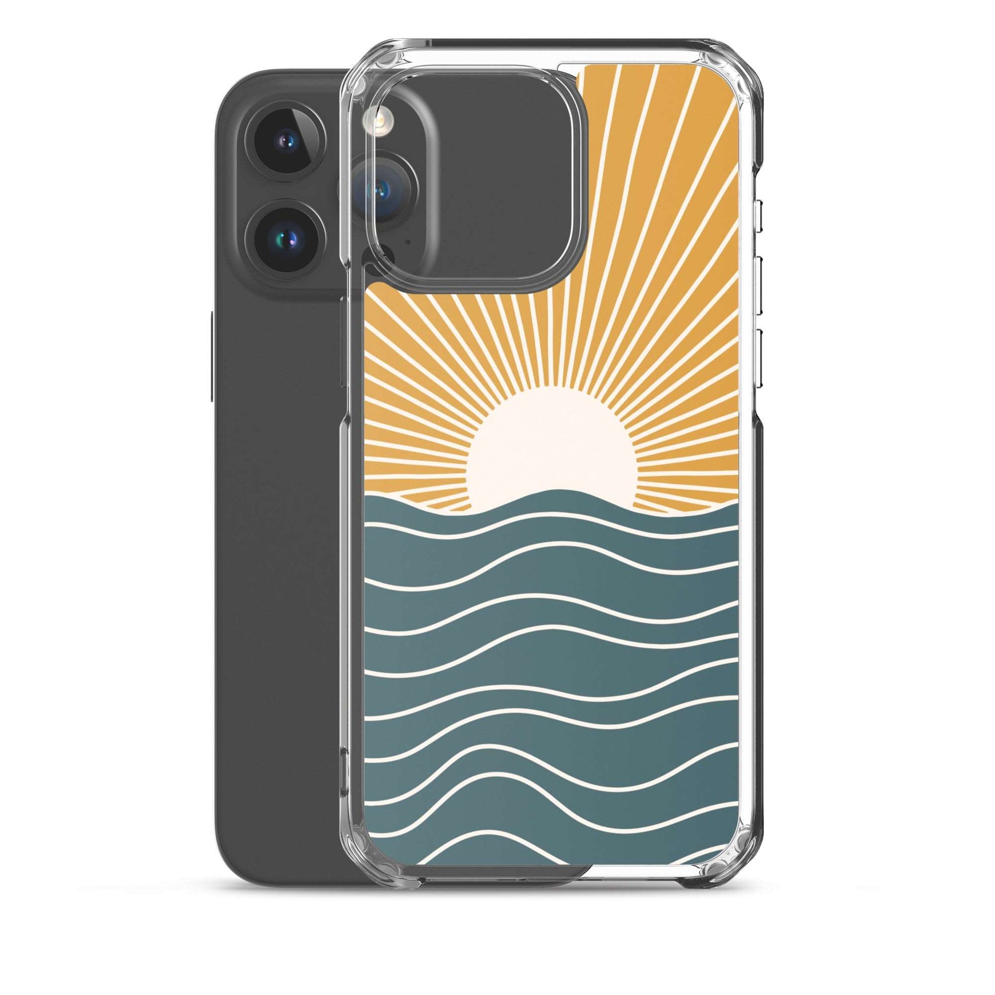 Costal Pop Retro Sun iPhone Case Phone Cases GalactiGuard   