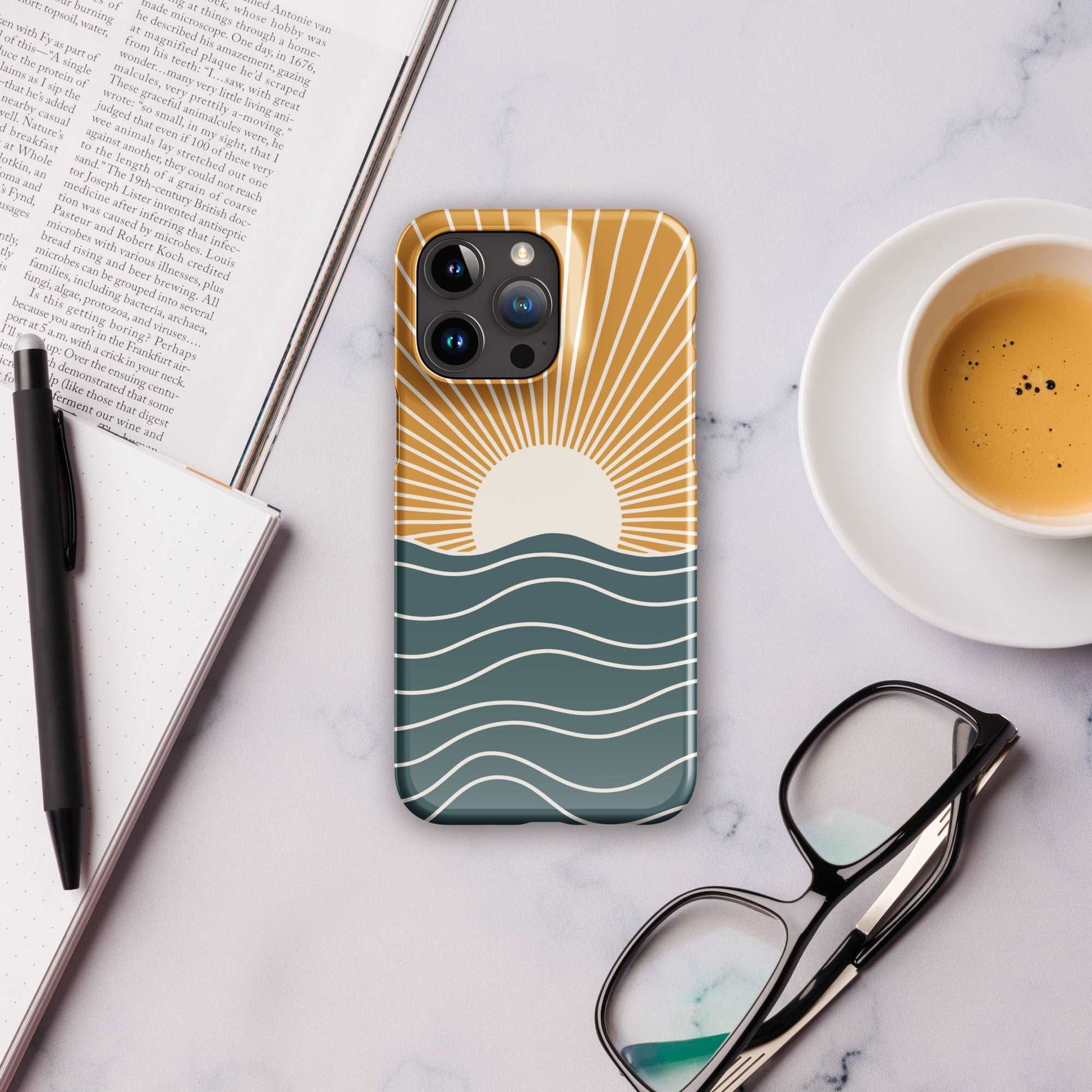 Costal Pop Retro Sun iPhone Case Phone Cases GalactiGuard   