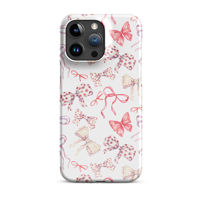 Coquette Bow iPhone Case Phone Cases GalactiGuard   