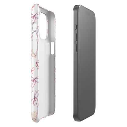 Coquette Bow iPhone Case Phone Cases GalactiGuard   