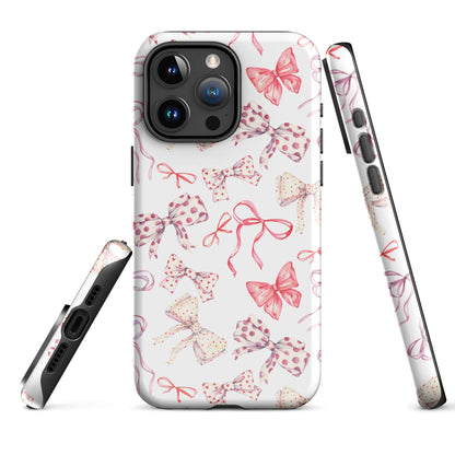 Coquette Bow iPhone Case Phone Cases GalactiGuard   