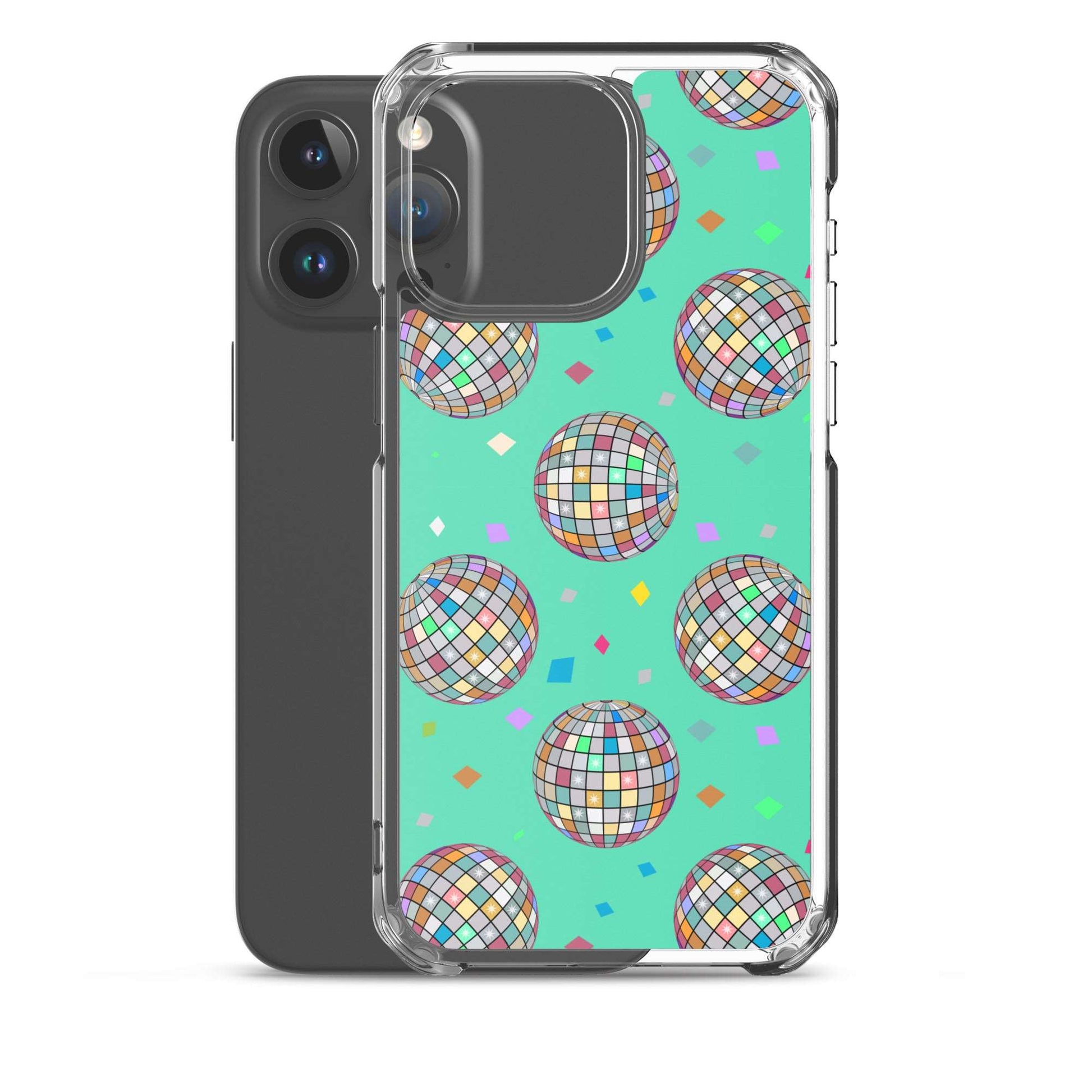 Disco Diva Mirror Ball Retro iPhone Case Phone Cases GalactiGuard   