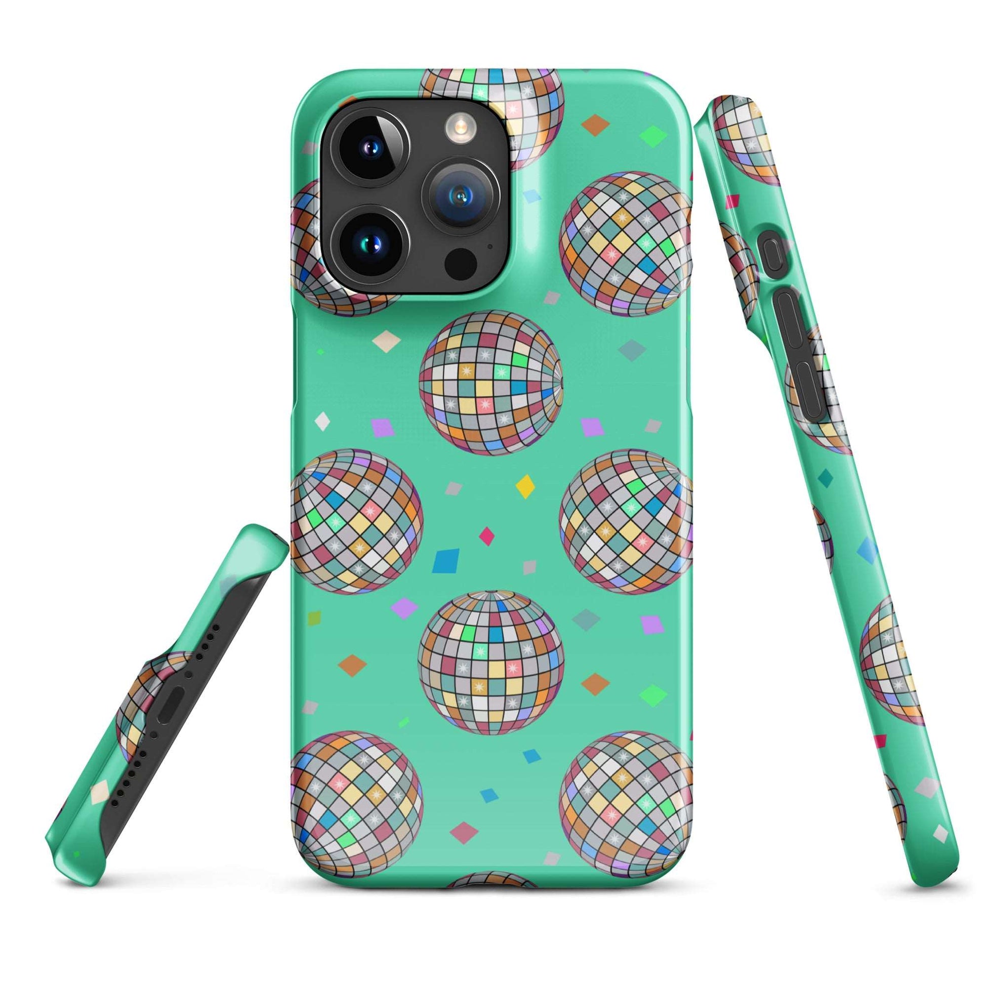 Disco Diva Mirror Ball Retro iPhone Case Phone Cases GalactiGuard   