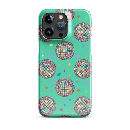 Disco Diva Mirror Ball Retro iPhone Case Phone Cases GalactiGuard   