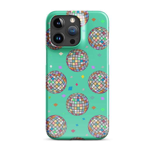 Disco Diva Mirror Ball Retro iPhone Case Phone Cases GalactiGuard   