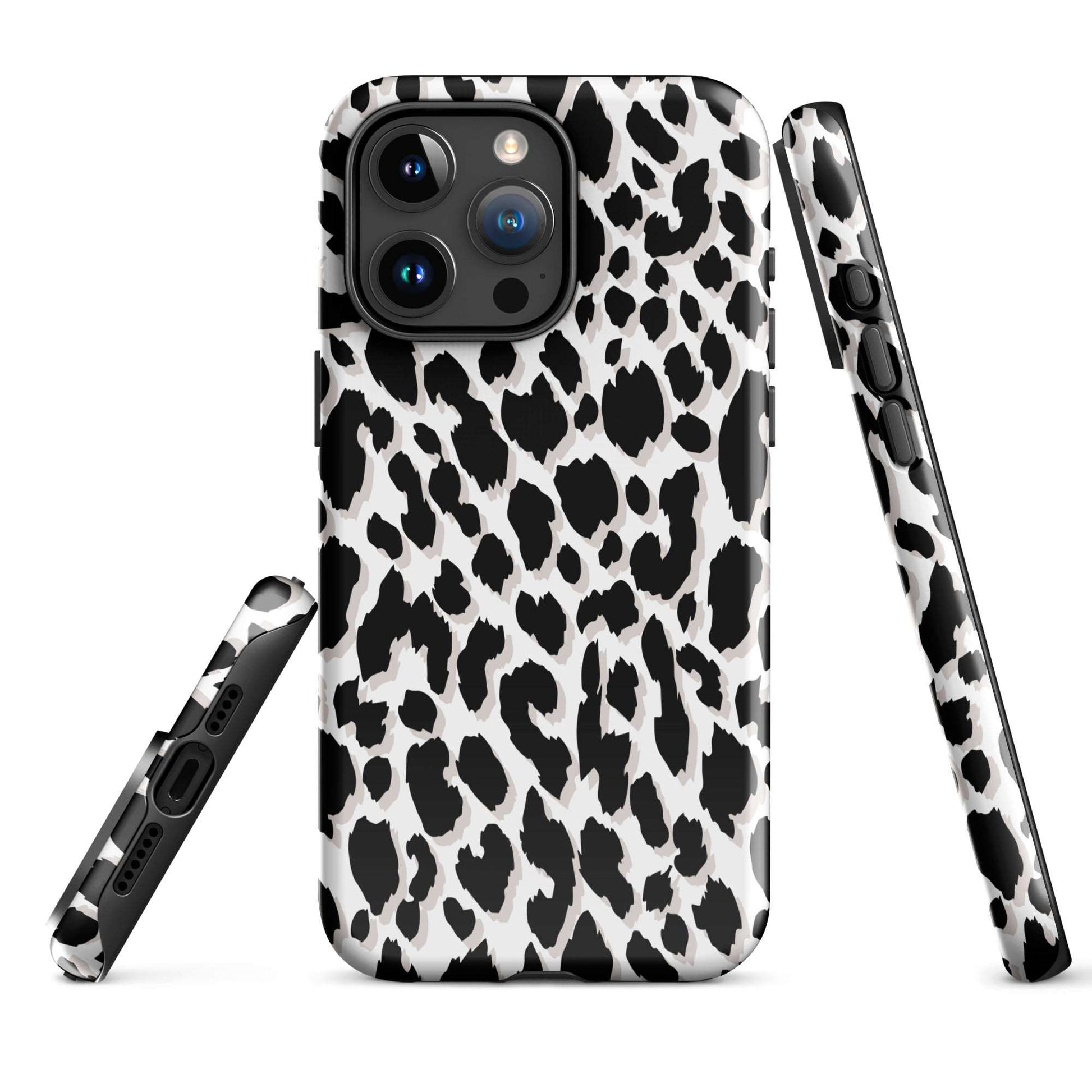 Feline Fury - Leopard Print iPhone Case Phone Cases GalactiGuard   