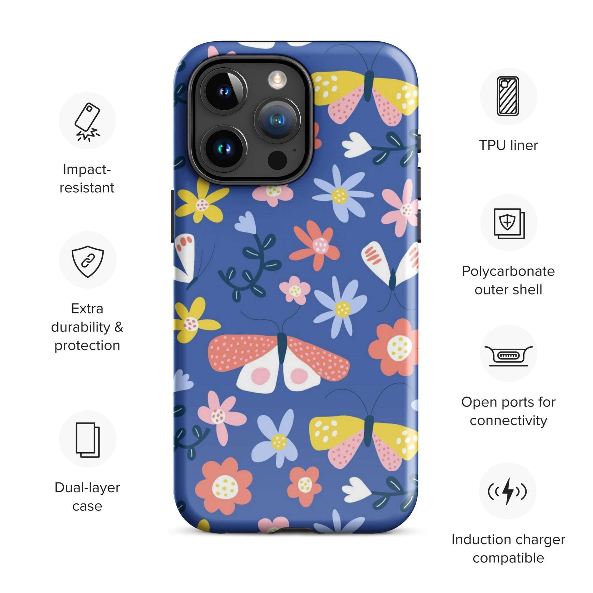 Field of Fun - Floral iPhone Case Phone Cases GalactiGuard   