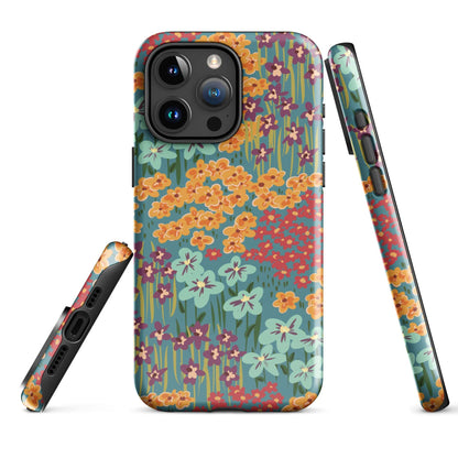 Floral Tapestry iPhone Case Phone Cases GalactiGuard   