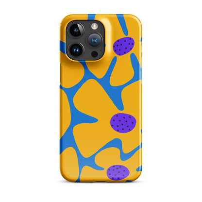 Golden Rush - Y2K Floral iPhone Case Phone Cases GalactiGuard   