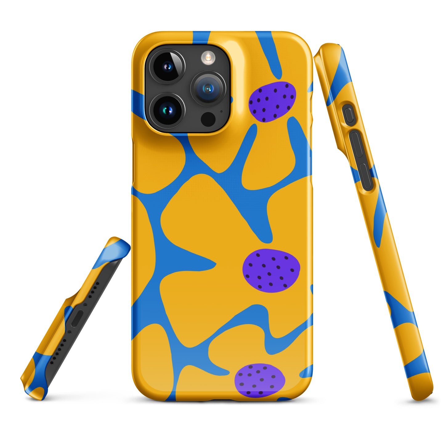 Golden Rush - Y2K Floral iPhone Case Phone Cases GalactiGuard   