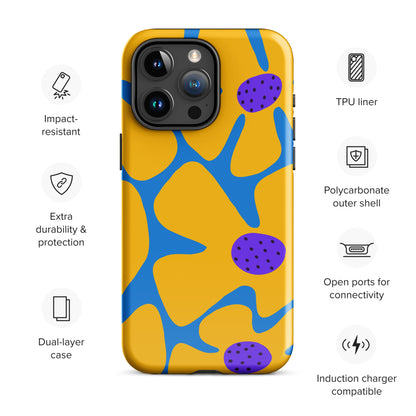 Golden Rush - Y2K Floral iPhone Case Phone Cases GalactiGuard   