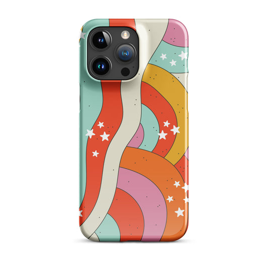 Groovy Getaway Retro iPhone Case Phone Cases GalactiGuard   