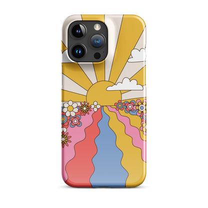 Hello Sunshine Retro iPhone Case Phone Cases GalactiGuard   