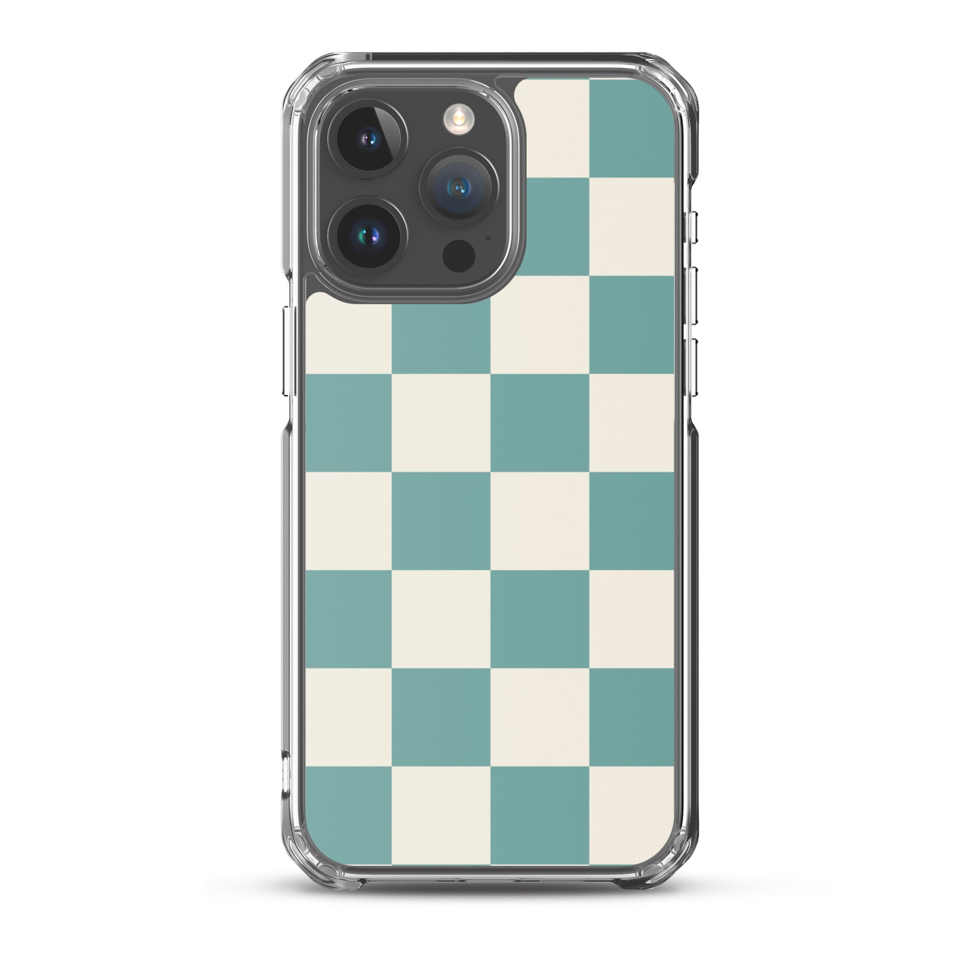 Groovy Greens Checkered iPhone Case Phone Cases GalactiGuard   