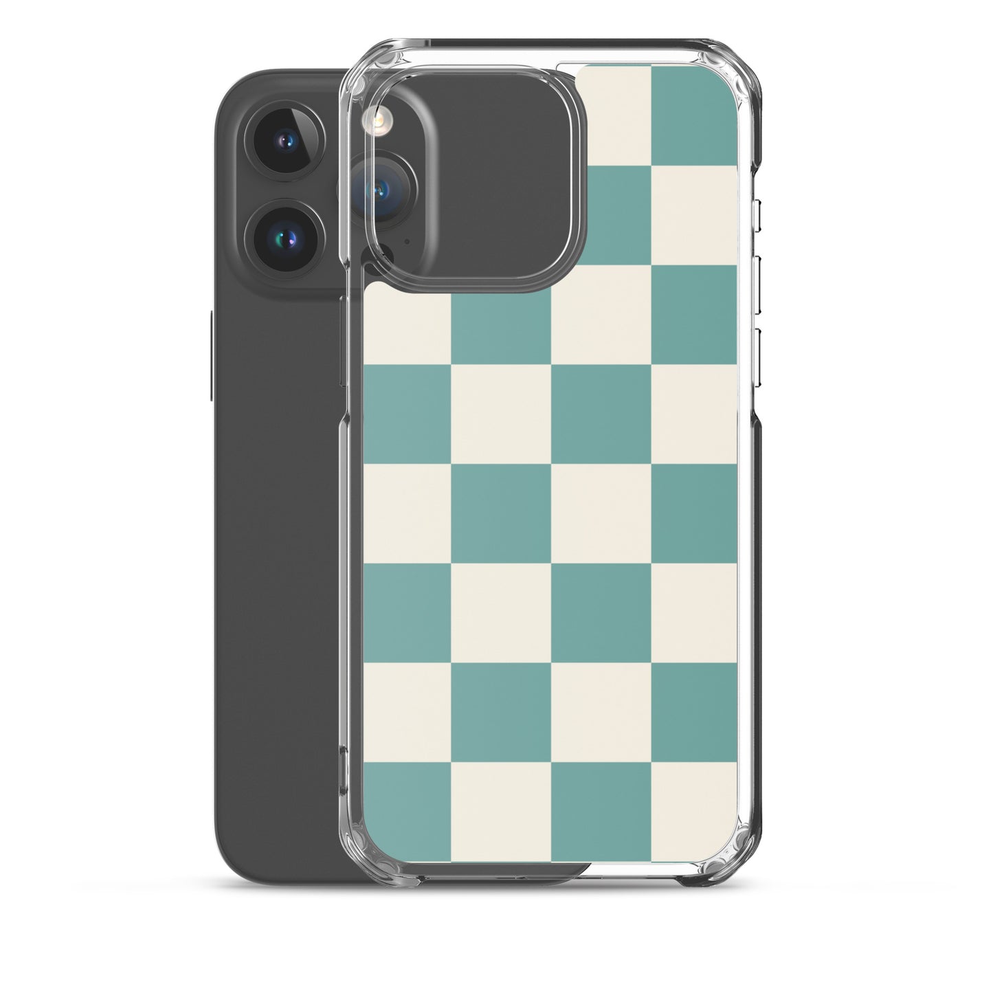 Groovy Greens Checkered iPhone Case Phone Cases GalactiGuard   