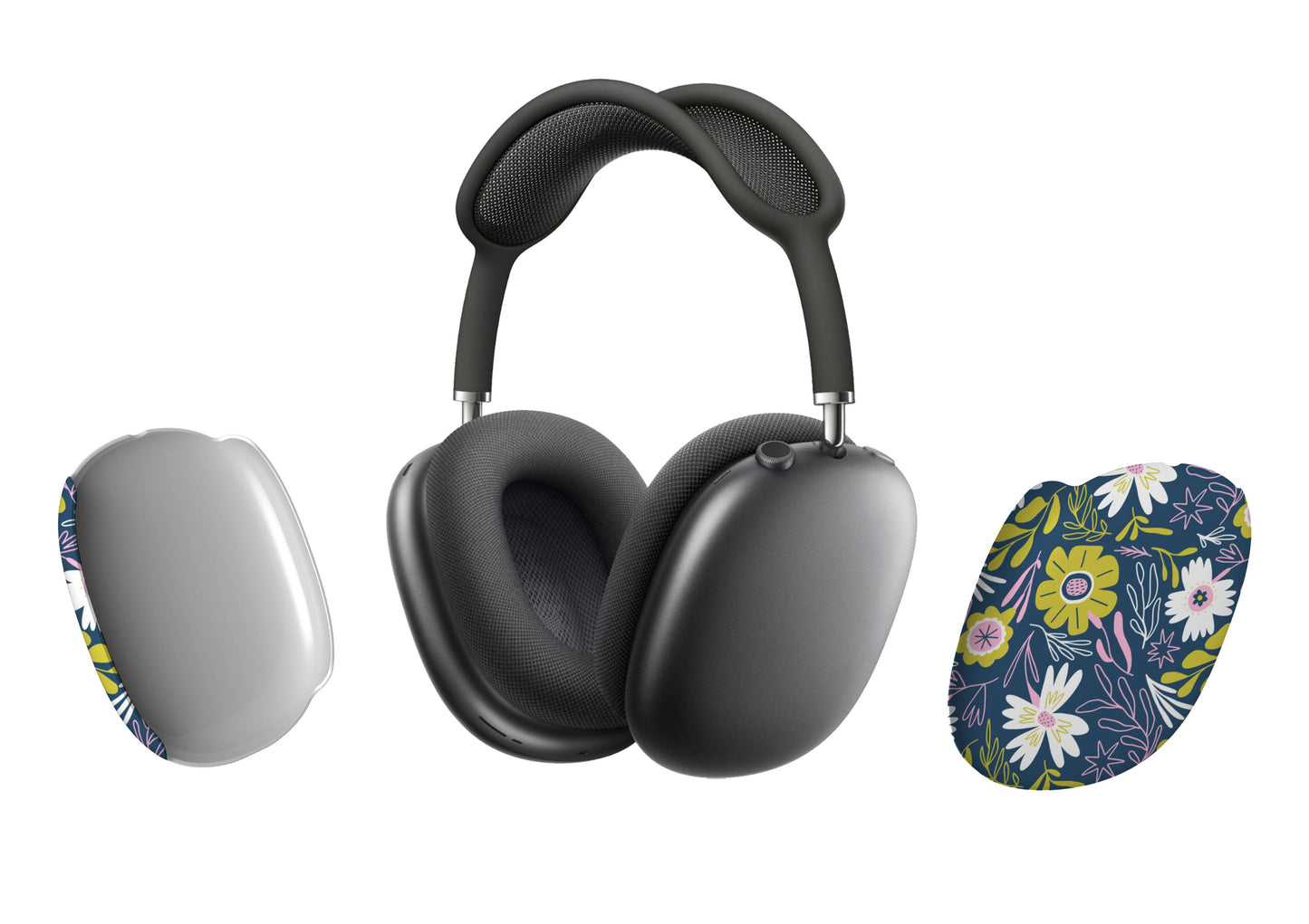 Serene Blitz Floral AirPod Max Cover Tech Accessories GalactiGuard   