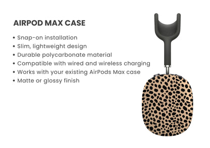 Spotty Style Leopard Print AirPod Max Cover Tech Accessories GalactiGuard   