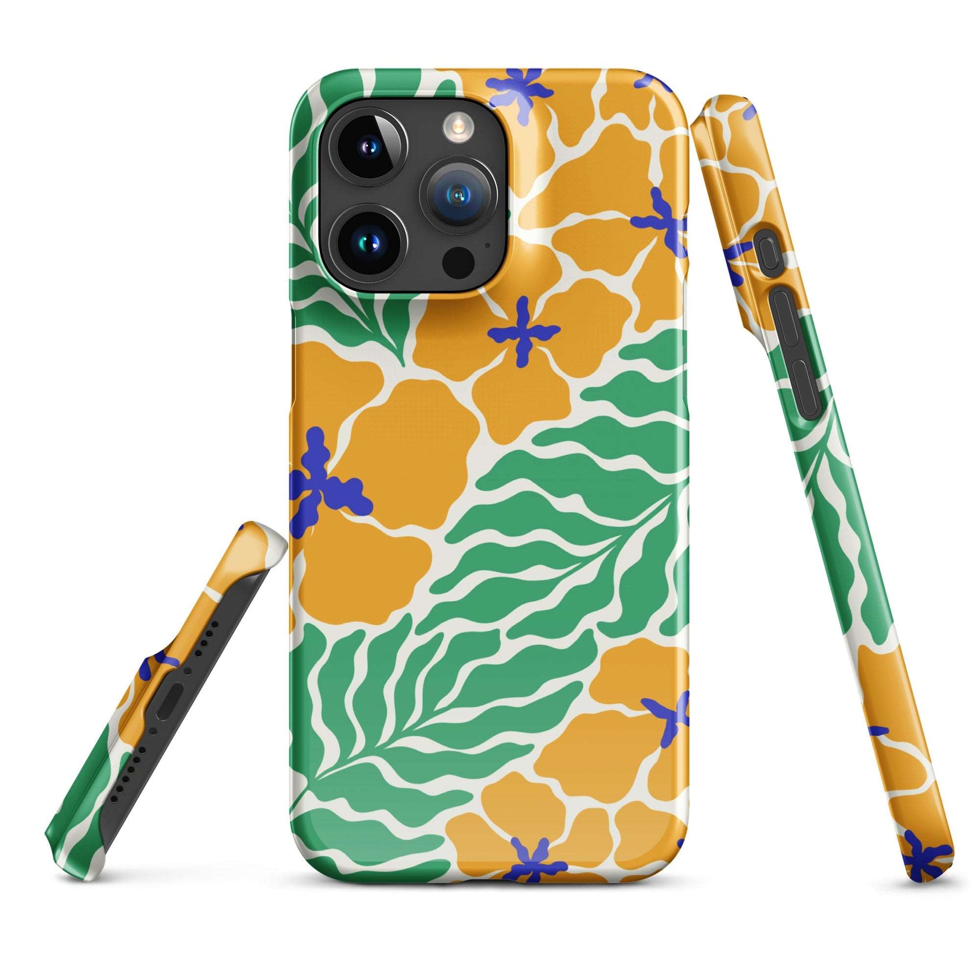 Tropical Pop - Matisse Floral iPhone Case Phone Cases GalactiGuard   