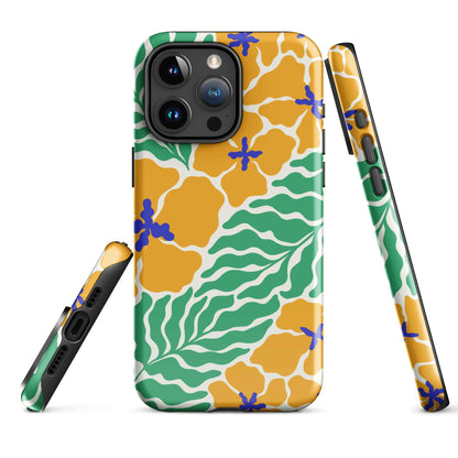 Tropical Pop - Matisse Floral iPhone Case Phone Cases GalactiGuard   