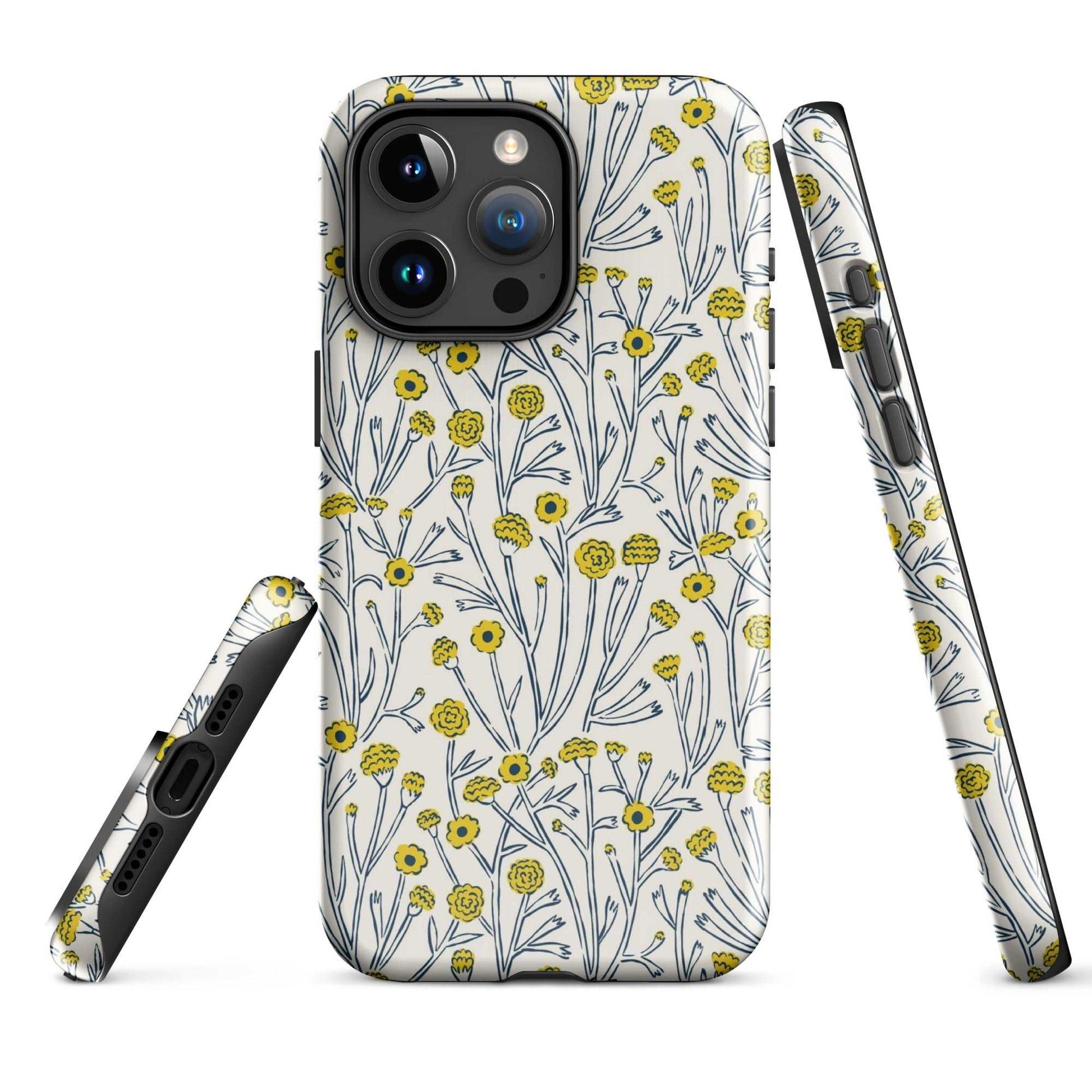 Wildflower Whimsy iPhone Case Phone Cases GalactiGuard   